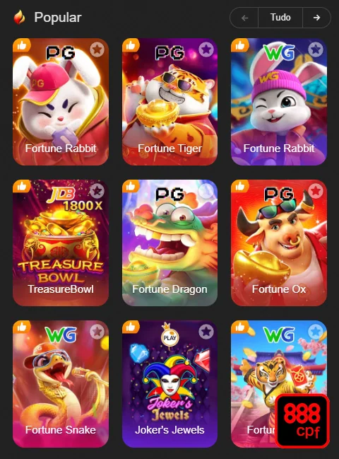 Jogos de slots com prêmios VIP em 888cpf.com